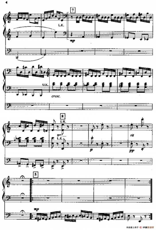 帕格尼尼主题狂想曲（双排键电子琴）