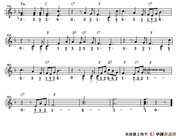 囚徒合唱（线简谱混排版）