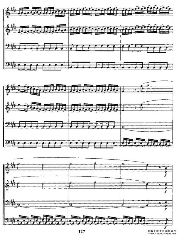 春（电子琴合奏总谱）