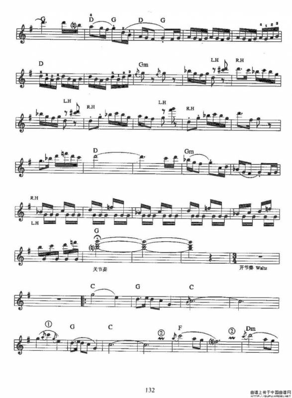 编花篮随想曲（电子琴中级班乐曲）