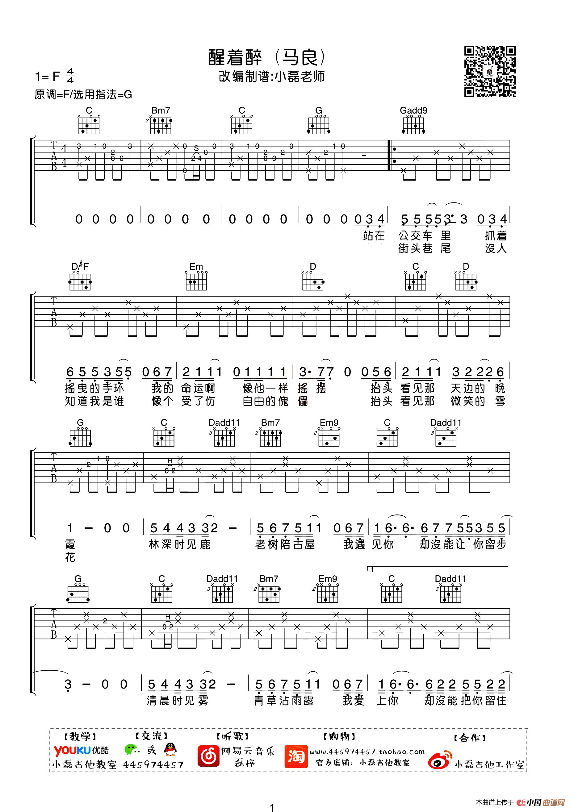 醒着醉（小磊老师改编制版）