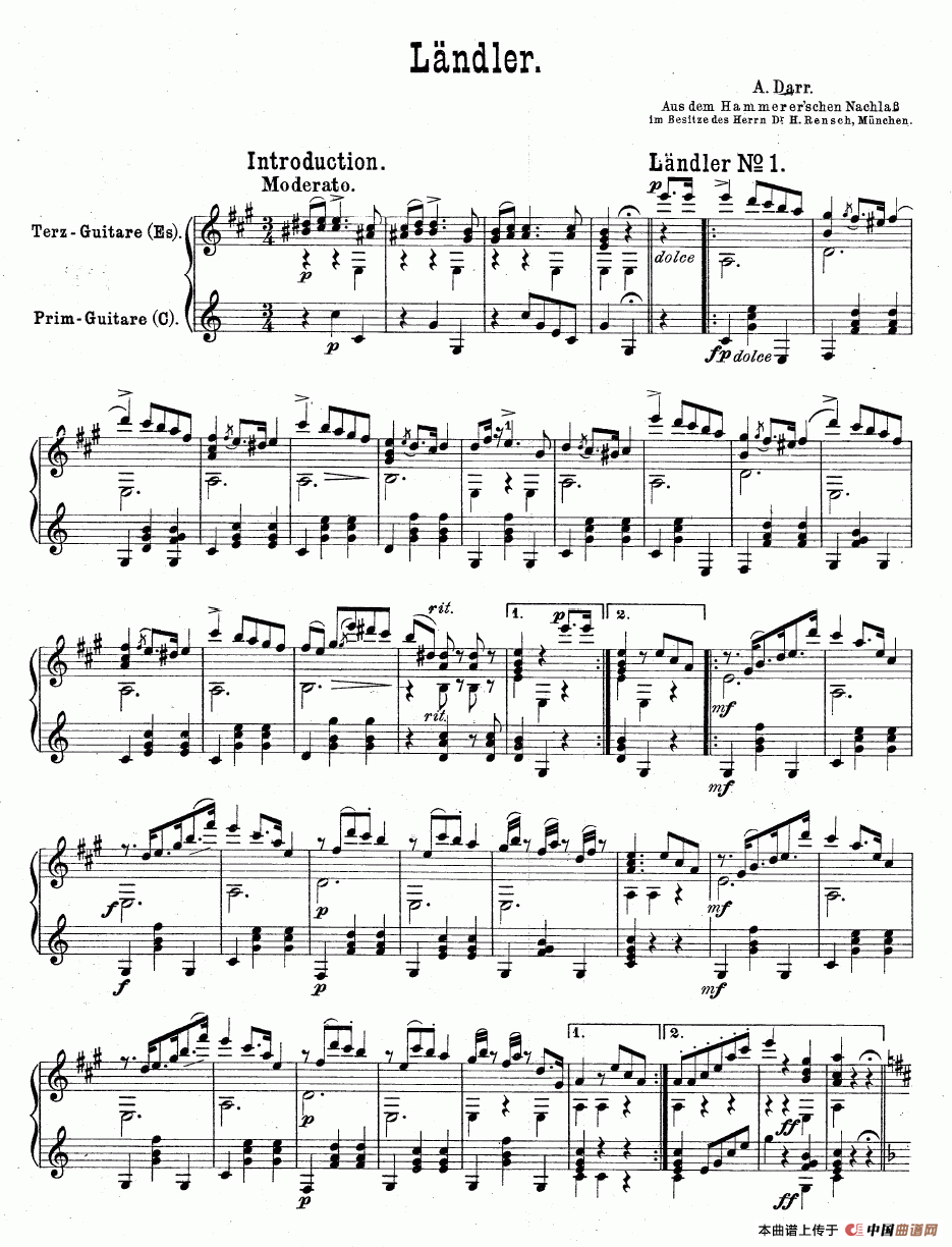 landler（古典吉他）