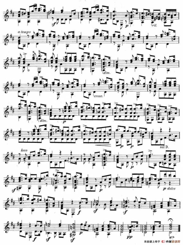 Andante.no1（古典吉他）