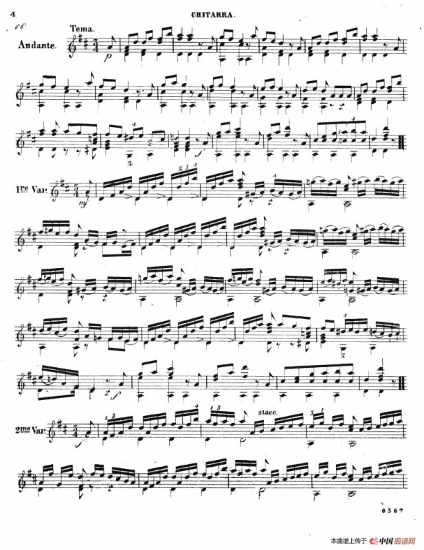 Carulli Op.364（古典吉他）