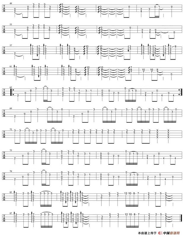 The Spectre（尤克里里指弹谱）