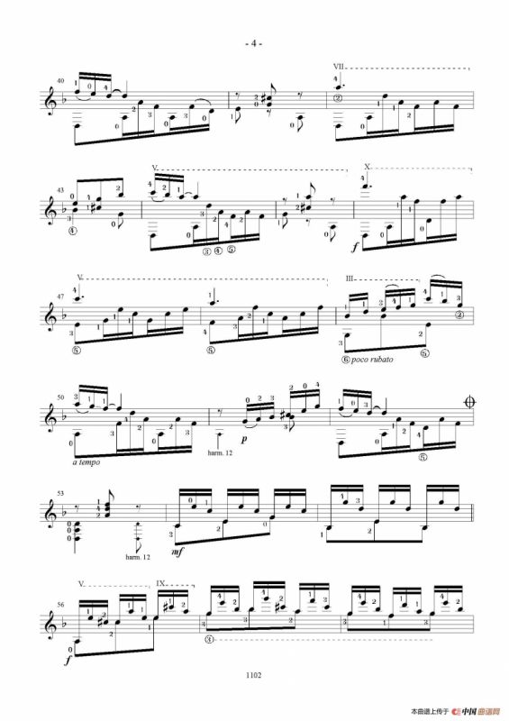 Torre Bermeja(Serenata)-1（古典吉他）