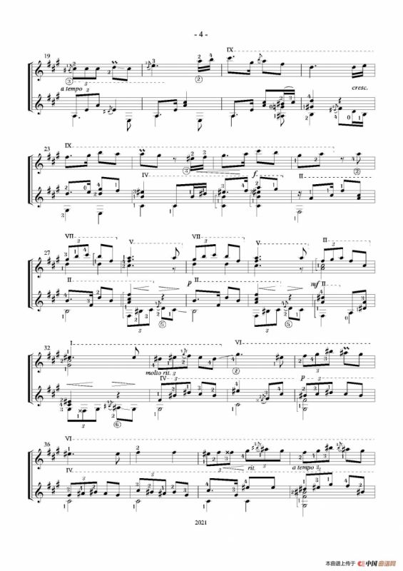 Tango(Guitar Duett)（古典吉他）