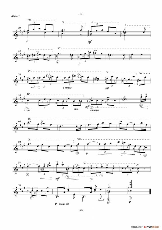 Tango(Guitar Duett)（古典吉他）