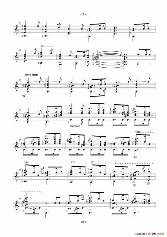 Op.47 Nr.2 Suite Espanola(Canaluna)（古典吉他）
