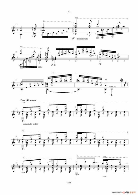 Mallorca(Barcarola Op.202)（古典吉他）