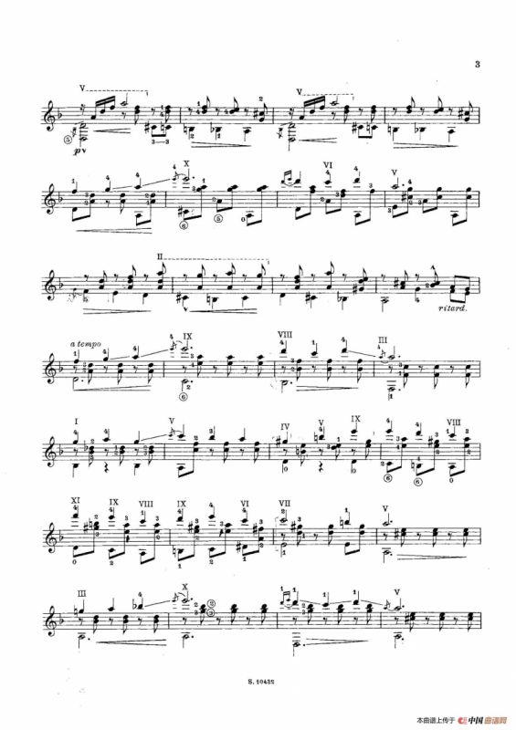 Cordoba(Cantos de Espana)（古典吉他）