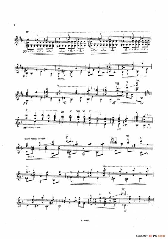 Cordoba(Cantos de Espana)（古典吉他）