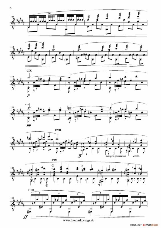Cordoba op.232 NO.4（古典吉他）
