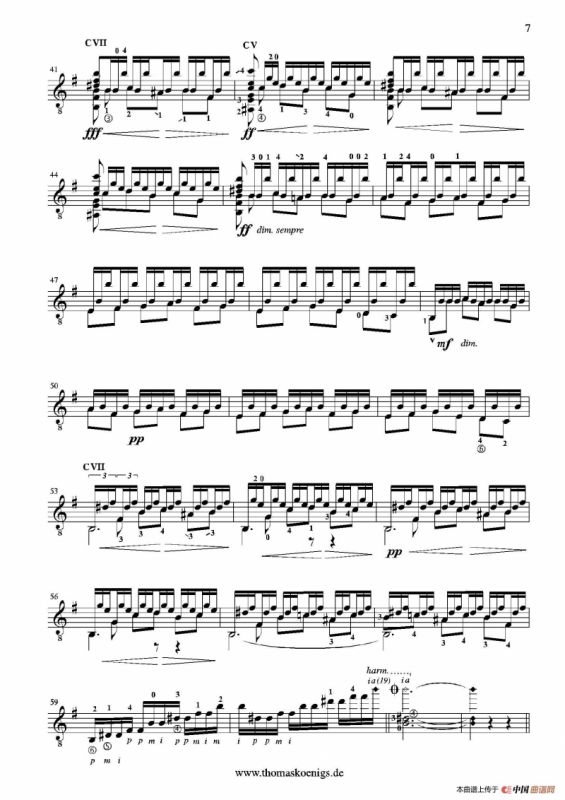 Asturias op.47 5（古典吉他）