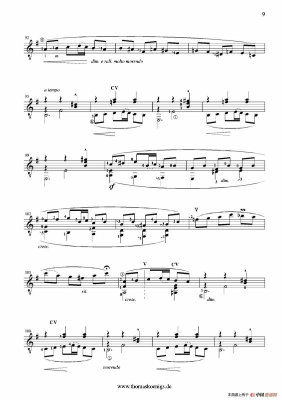 Asturias op.47 5（古典吉他）