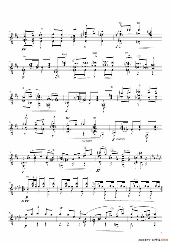 Albeniz Castilla（古典吉他）