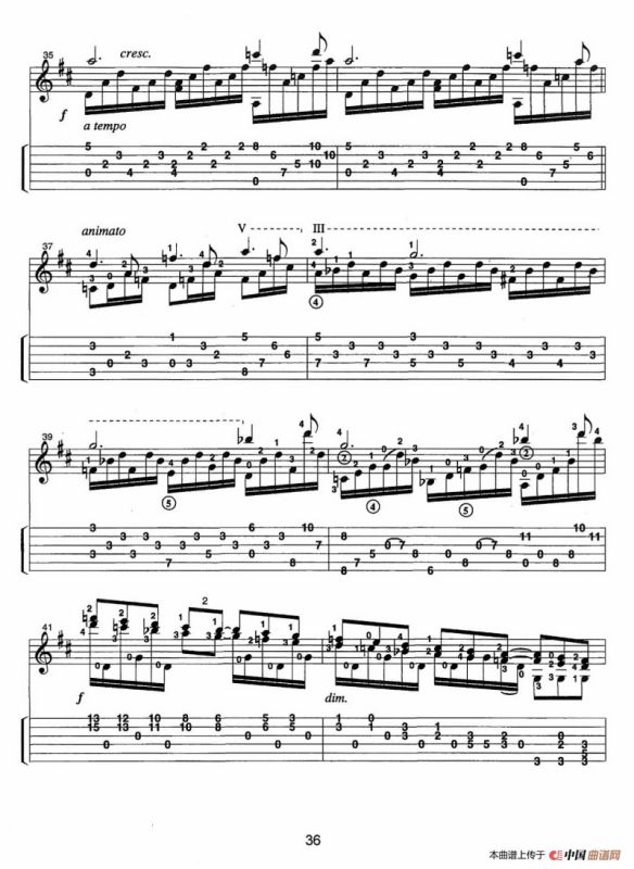 古典吉他：From the Dance（Clair de Lune）