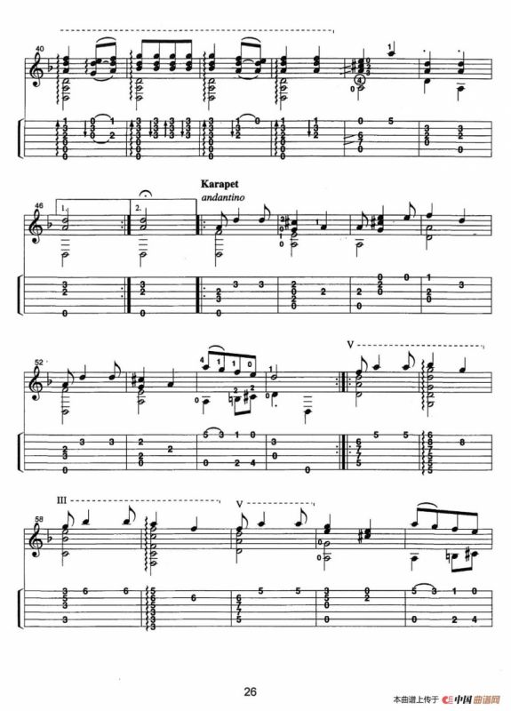 古典吉他：From the Dance（Russian Suite）