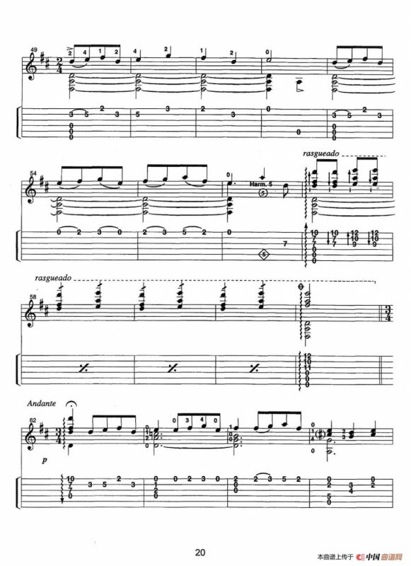 古典吉他：From the Dance（Jota）