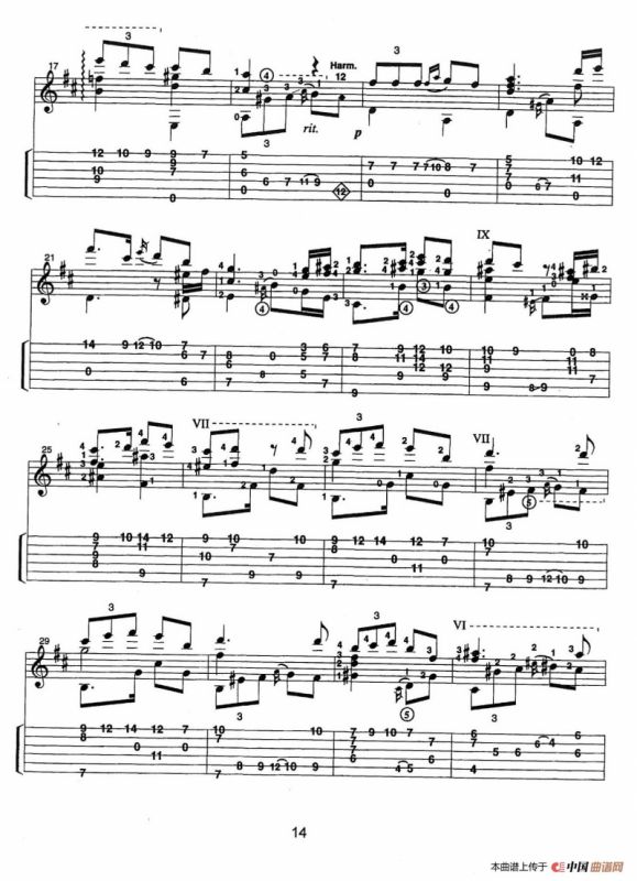 古典吉他：From the Dance（Tango）