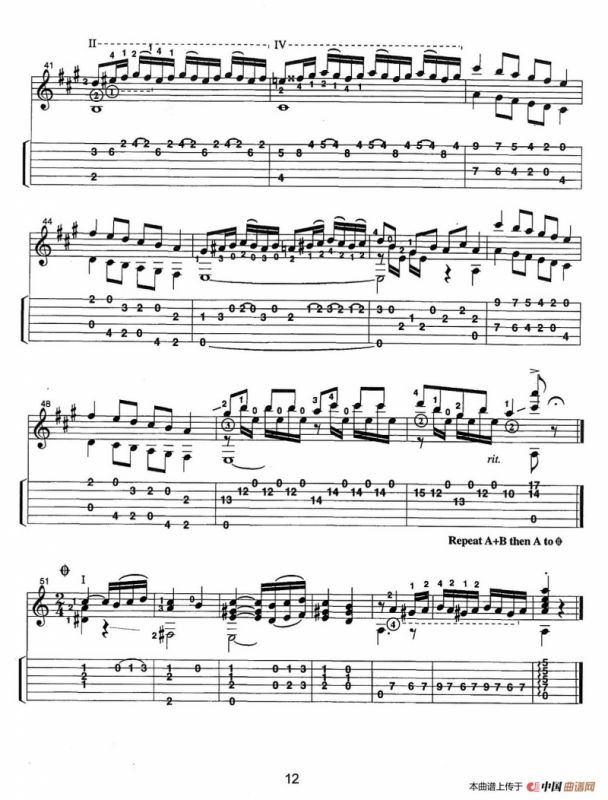 古典吉他：From the Dance（Hungarian Dance No.2）