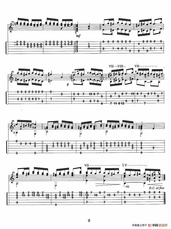 古典吉他：From the Dance（Hungarian Dance No.11）