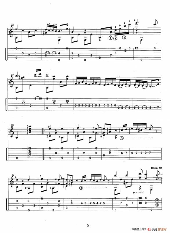 古典吉他：From the Dance（Hungarian Dance No.5）