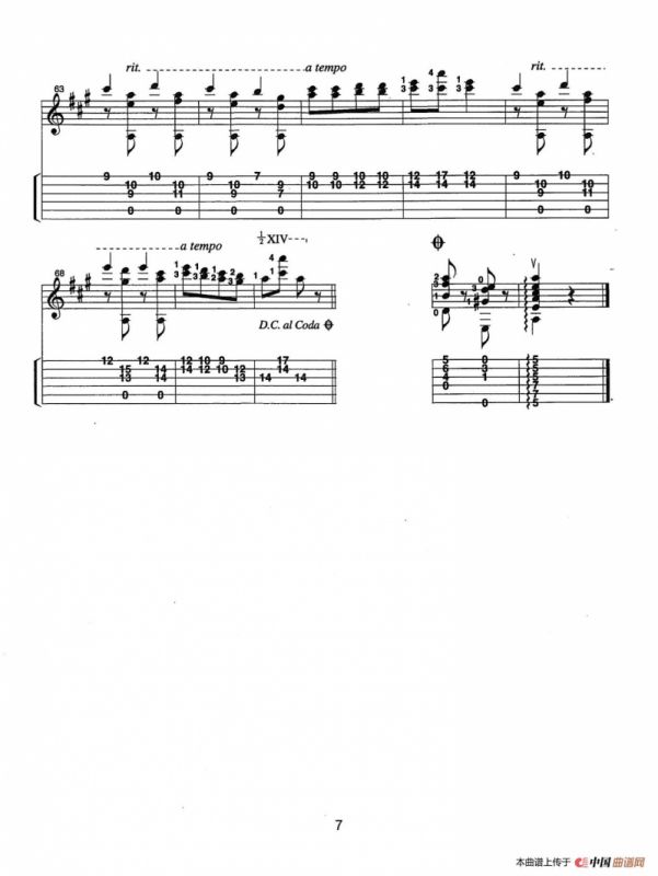 古典吉他：From the Dance（Hungarian Dance No.5）