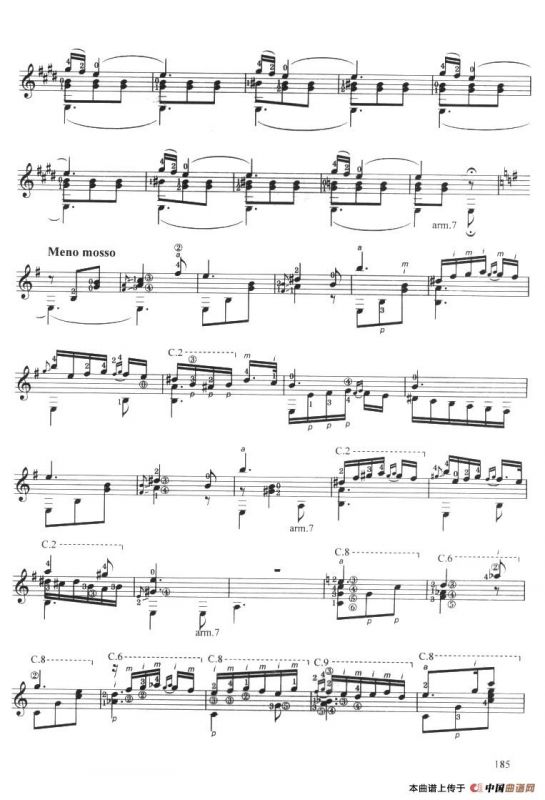 古典吉他考级九级外国乐曲B组（2、格拉纳达）