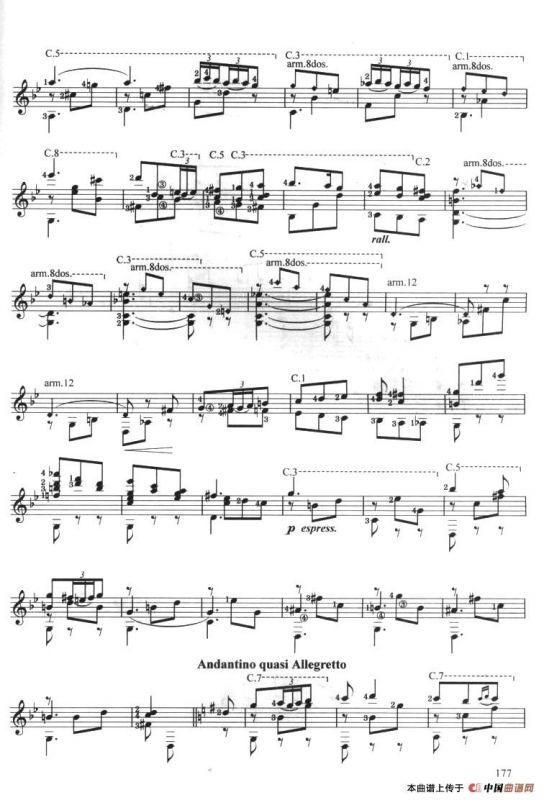 古典吉他考级九级外国乐曲A组（3、戈雅的美女）