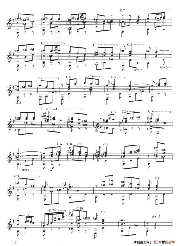 古典吉他考级九级外国乐曲A组（3、戈雅的美女）