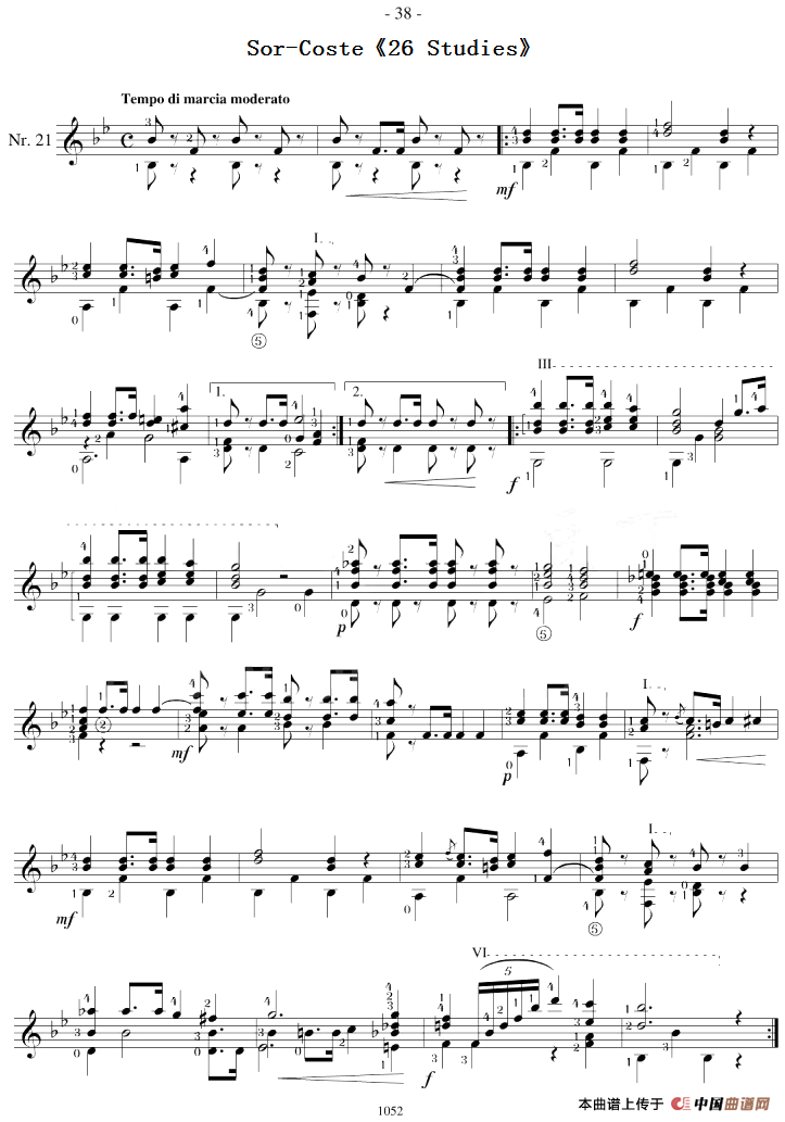 Sor-Coste《26 Studies》（STUDY 21）