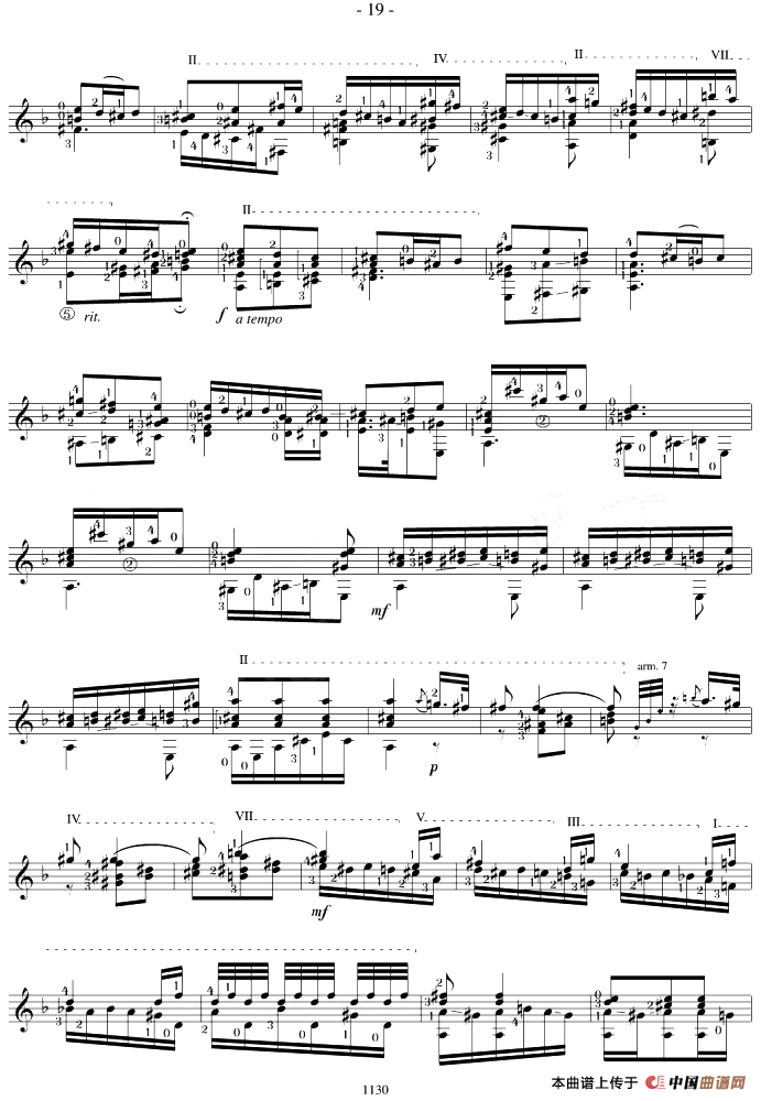 Napoleon Coste《25 Studies,Op.38》（STUDY 24）