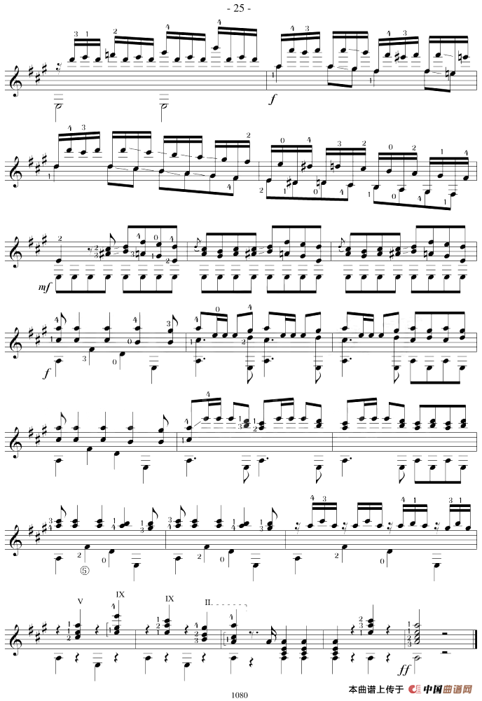 Mauro Giuliani《12 Studies,Op.48》（STUDY 24）