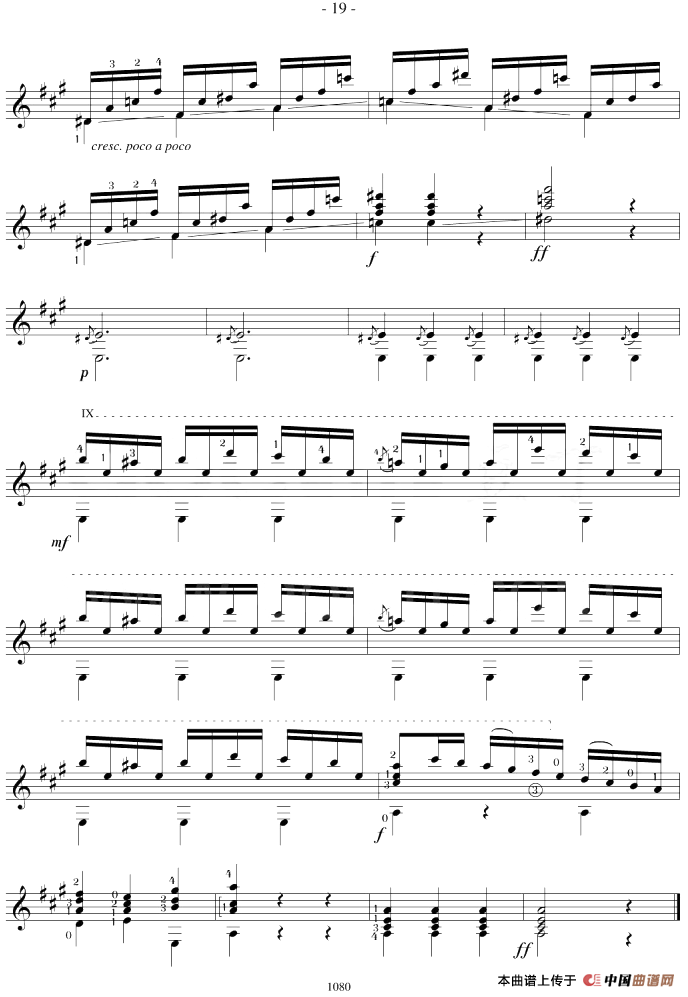 Mauro Giuliani《12 Studies,Op.48》（STUDY 21）