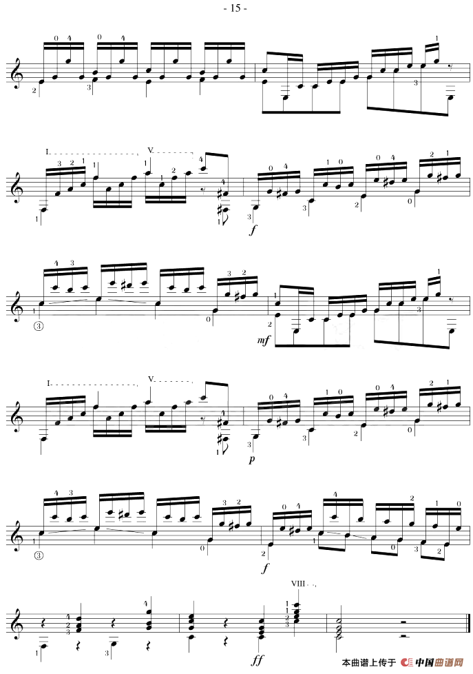 Mauro Giuliani《12 Studies,Op.48》（STUDY 19）