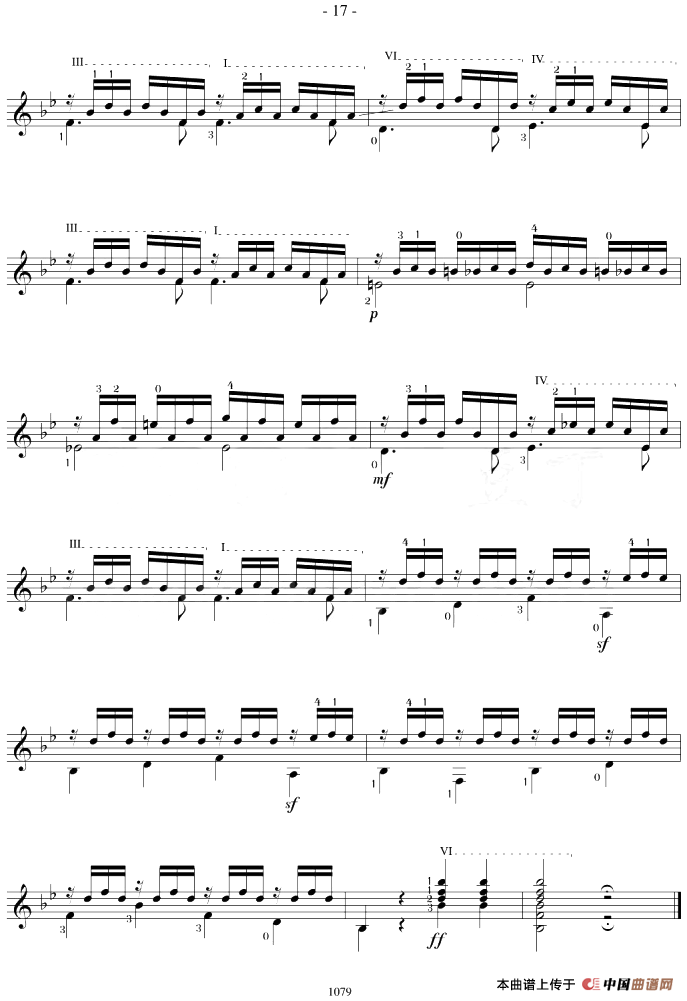 Mauro Giuliani《12 Studies,Op.48》（STUDY 10）