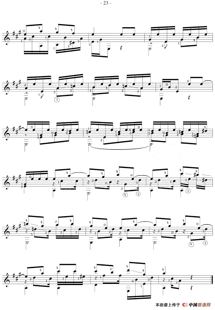 Fernando Sor《12 Studies,Op.60》（STUDY 12）