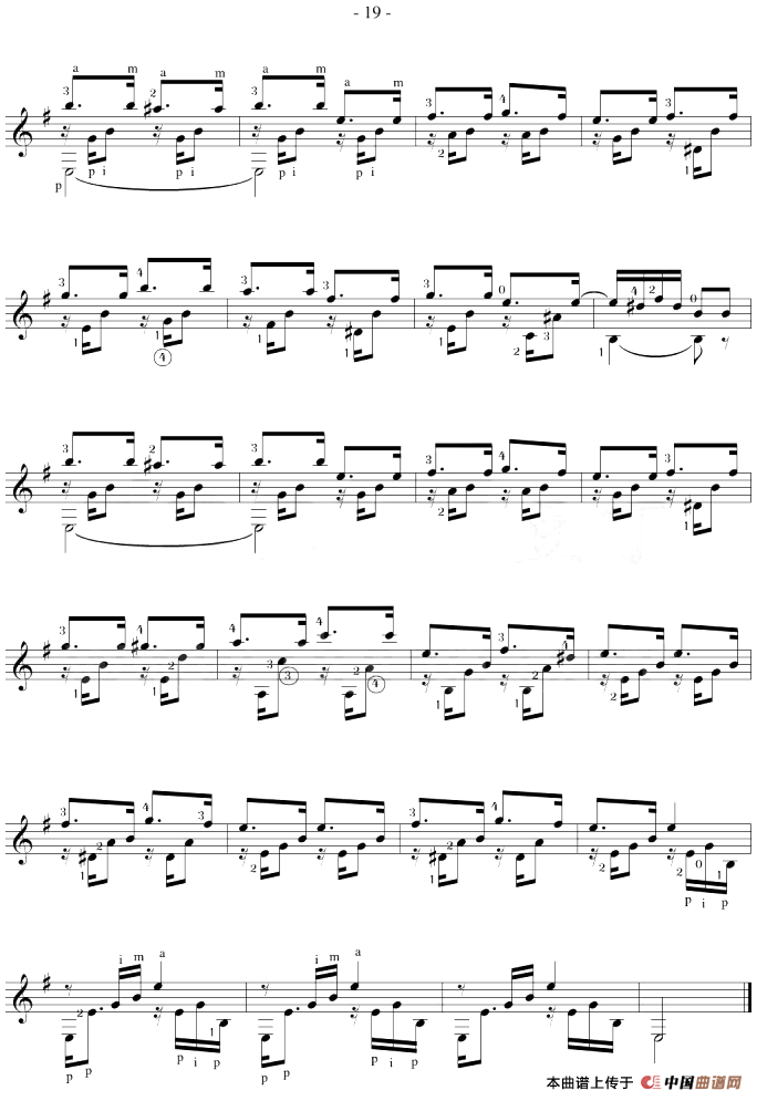 Fernando Sor《12 Studies,Op.60》（STUDY 10）