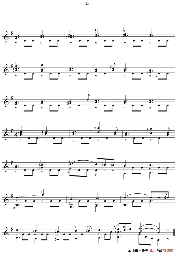 Fernando Sor《12 Studies,Op.60》（STUDY 8）