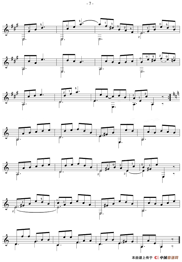 Fernando Sor《12 Studies,Op.60》（STUDY 4）