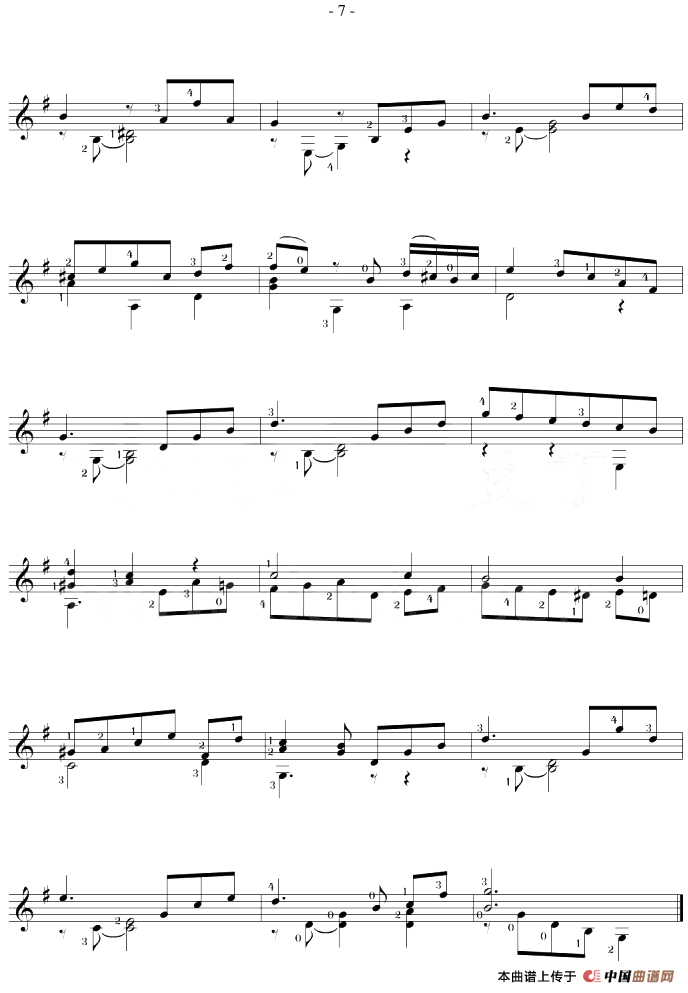 Fernando Sor《12 Studies,Op.35》（STUDY 4）