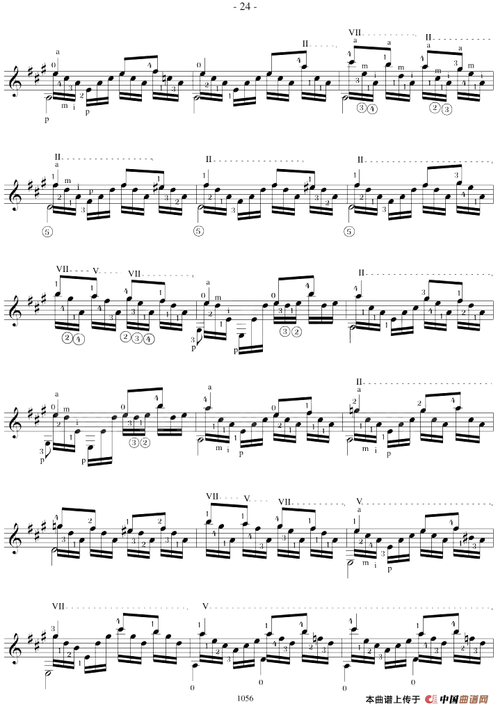 Fernando Sor《12 Studies,Op.31》（STUDY 12）