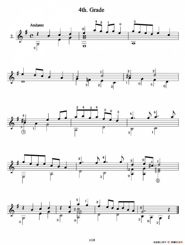 古典吉他视奏8首（4）