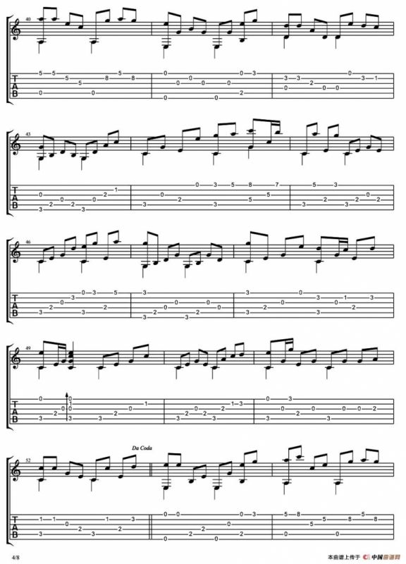 把悲伤留给自己指弹（指弹独奏）