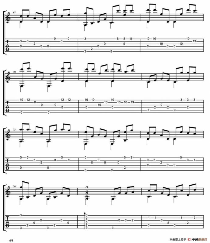 把悲伤留给自己指弹（指弹独奏）