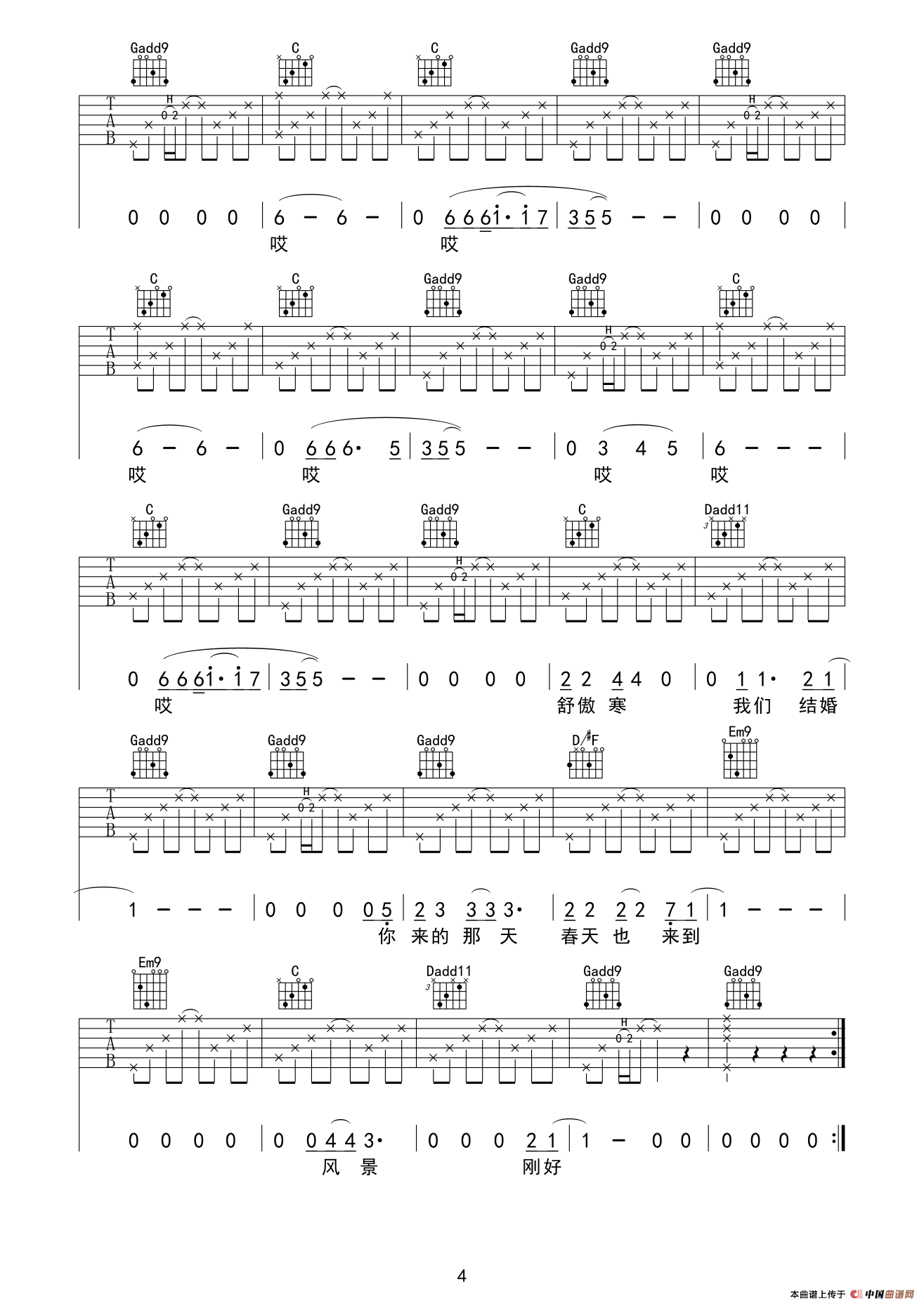 傲寒（又又吉他编配版）