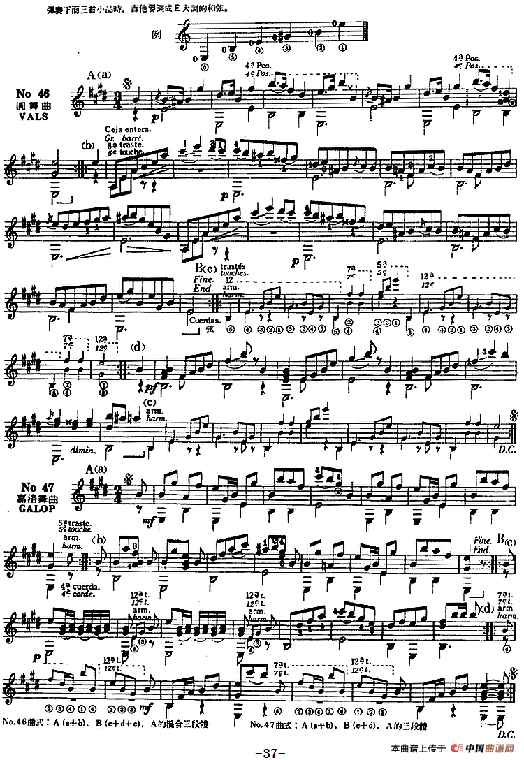 西班牙吉他独奏曲：五十首渐进练习曲