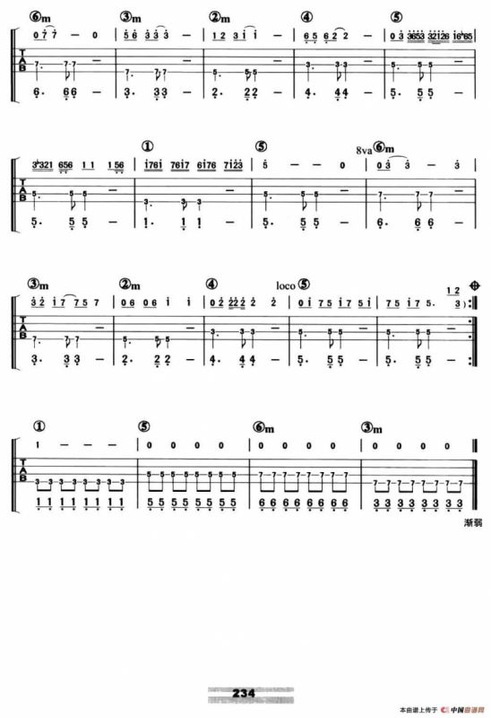 不再犹豫（贝司谱）