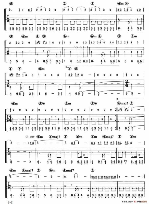 You Give Love A Bad Name（贝司谱）